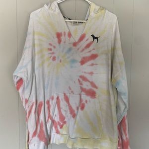 Pink Oversize Tie dye Hoodie